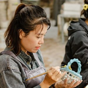 Dạy nghề học viên mở WORKSHOP gốm