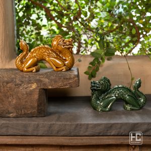 Tượng gốm rồng phong thủy