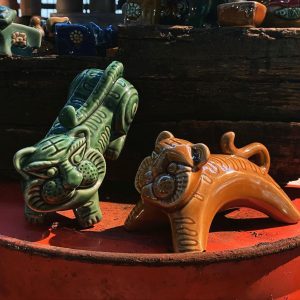 Tượng gốm hổ gốm